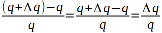 Formula dell'elasticità della domanda rispetto al prezzo