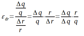 Formula dell'elasticità della domanda rispetto al reddito